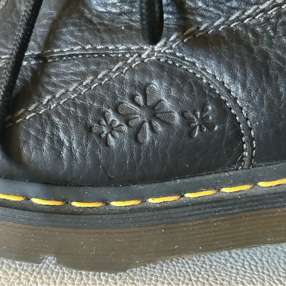 SOLD - Dr Martens Vintage Platform Daisy Oxford Shoes Y2k Leather 12283 - Picture 8 of 12